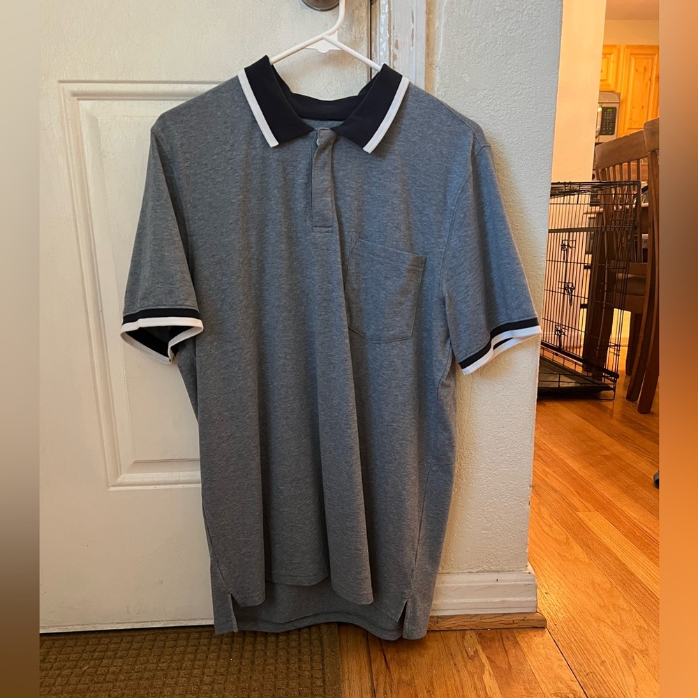 The Normal Brand
Puremeso Tipped Short-Sleeve Polo Shirt
